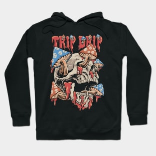 Trip Drip Skull Melting Mushroom Hoodie